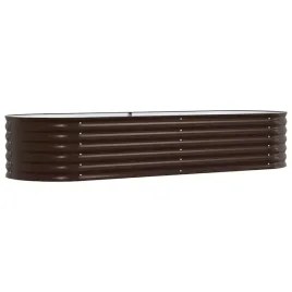 podniesiony-grzadka-brazowy-240-x-80-x-44-cm-stal