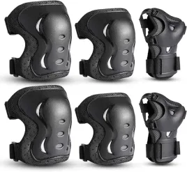 ochraniacze-dla-dzieci-na-lokcie-kolana-rolki-rower-hulajnoge-czarne-s