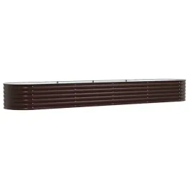 podniesiony-grzadka-brazowy-400-x-80-x-44-cm-stal