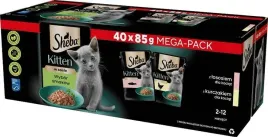 saszetki-sheba-kitten-wybor-smakow-z-lososiem-i-kurczakiem-40x85g