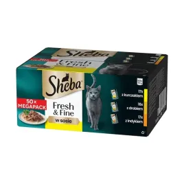 karma-dla-kota-sheba-freshandfine-drobiowe-smaki-saszetki-50x50g