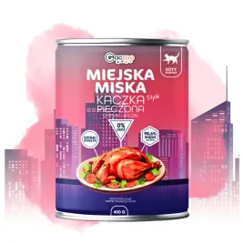 karma-mokra-dla-kota-miejska-miska-gaczoo-kaczka-pieczona-400g-bezzbozowa