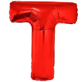 balon-foliowy-litera-t-czerwony-funny-fashion-40-ltr