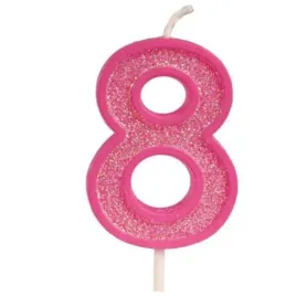 swieczka-na-tort-cyfra-8-brokat-rozowa-guirca-4-cm