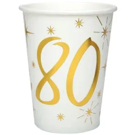 kubeczki-papierowe-80-urodziny-gold-santex-250-ml-10-szt