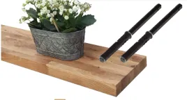 polka-scienna-wiszaca-debowa-niewidoczny-montaz