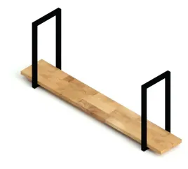 polka-wiszaca-sufitowa-metal-drewno-dab-loft-100cm