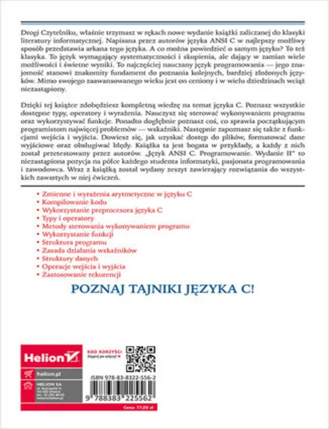 jezyk-ansi-c-programowanie-wydanie-ii-wydawnictwo-helion