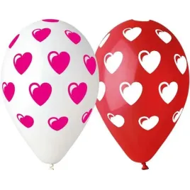 balony-premium-serduszka-mix-czerwony-gemar-12-cali-5-szt