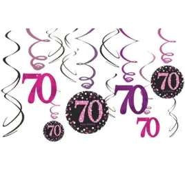 swiderki-wiszace-urodziny-70-pink-celebration-amscan-12-szt