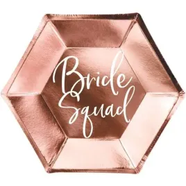 talerzyki-papierowe-bride-squad-rozowe-zloto-partydeco-23-cm-6-szt