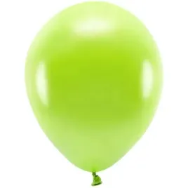 balony-ekologiczne-zielone-jabluszko-metalik-partydeco-10-100-szt