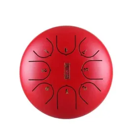 hluru-tc8-6-red-tongue-drum-lotus