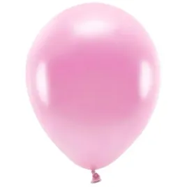 balony-ekologiczne-rozowy-jasny-metalik-partydeco-12-10-szt