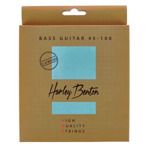struny-do-basu-harley-benton-hqs-45-100-flatwound