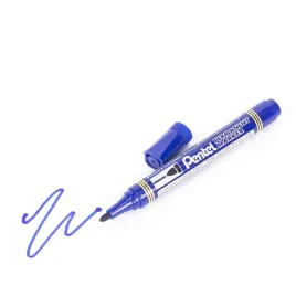 marker-permanentny-n850-wodoodporny-okragly-nieblaknacy-niebieski-pentel