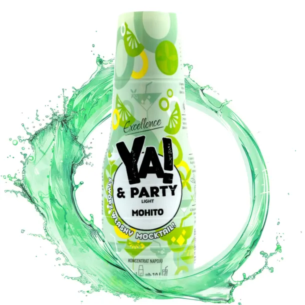 SYROP YA SODA MOJITO 0,5L KONCENTRAT DO SATURATORA WODY GAZOWANEJ BEZ CUKRU