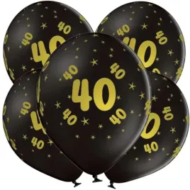 balony-gold-40-czarne-b-balloons-12-5-szt