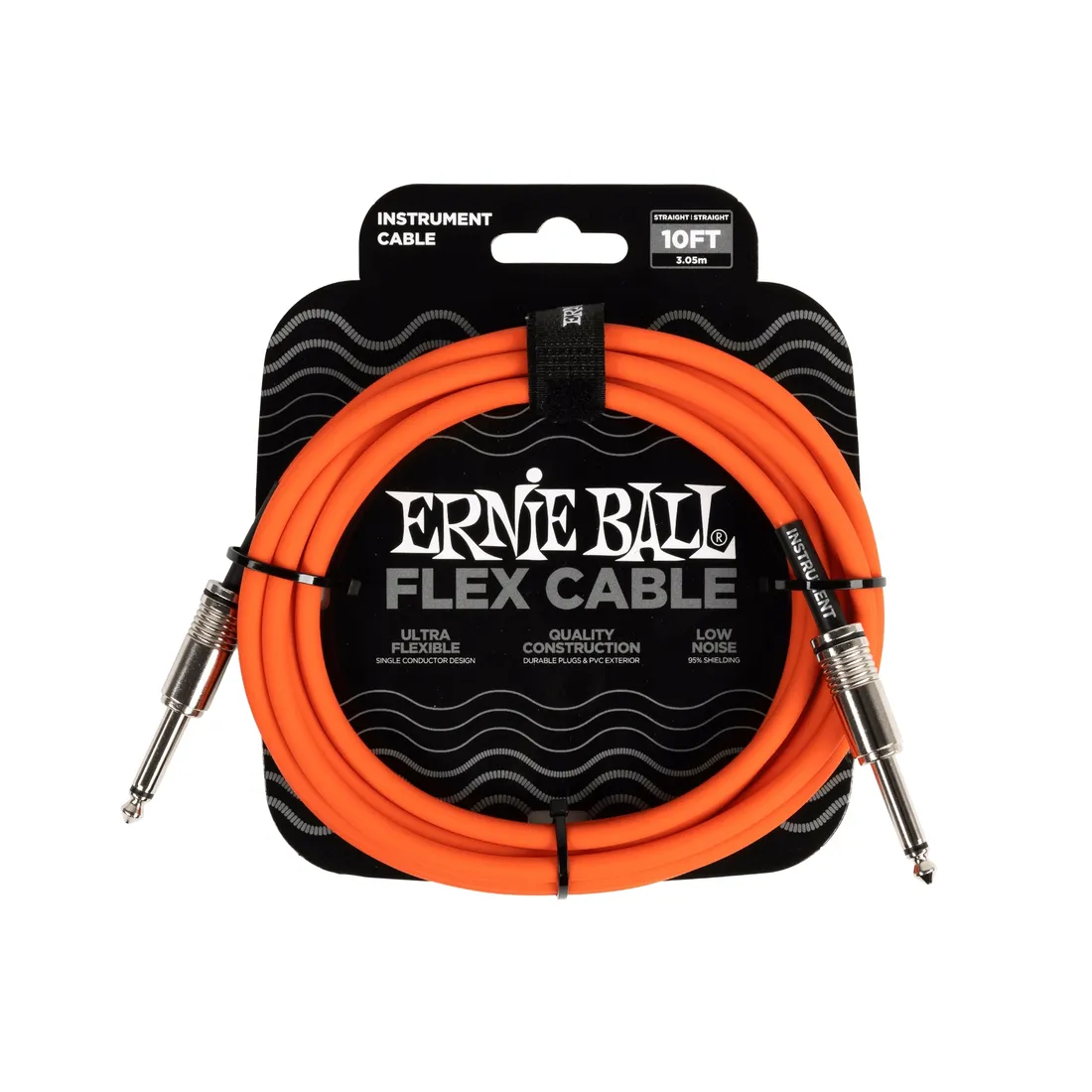 ernie-ball-flex-cable-orange-kabel-gitarowy-3m