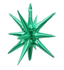 balon-foliowy-zielona-gwiazda-3d-duza-ok-55-cm