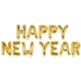 balony-foliowe-napis-happy-new-year-zloty-partydeco-370-cm-12-szt