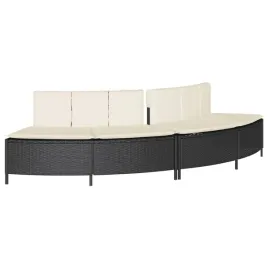lawki-do-spa-z-poduszkami-2-szt-czarne-polirattan