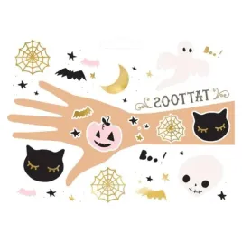 tatuaz-wodny-halloween-boo-mix-partydeco-12-szt
