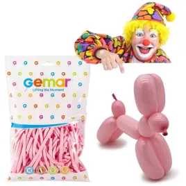 balony-modeliny-classic-260-rozowe-jasne-gemar-100-szt