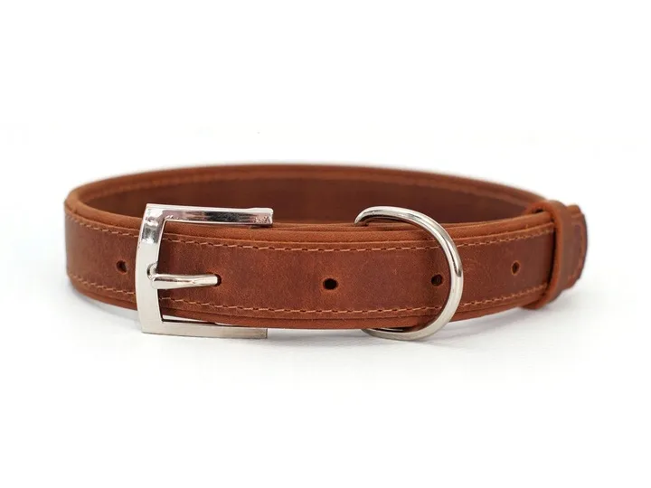 obroza-dla-psa-z-identyfikatorem-cognac-rozmiar-m