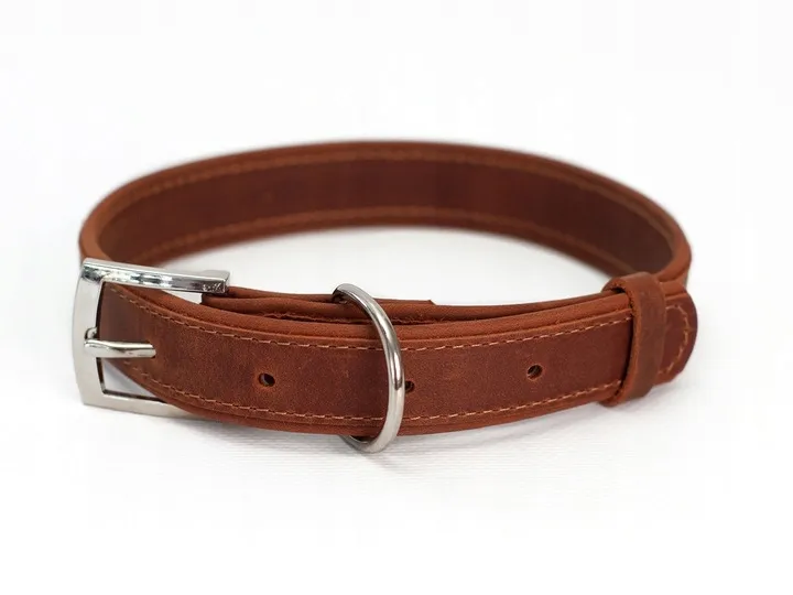 obroza-dla-psa-z-identyfikatorem-cognac-rozmiar-m