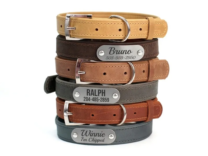 obroza-dla-psa-z-identyfikatorem-cognac-rozmiar-m-stan-nowy