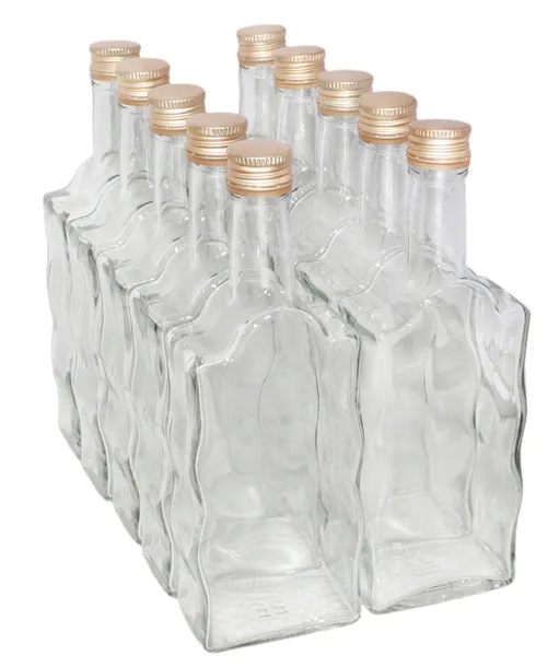 Butelka szklana bimber 0,5l warta z zakrętką szkło 20szt butelki szklane