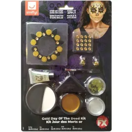 make-up-party-halloween-zlota-smierc-smiffys-zestaw