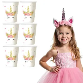 kubeczki-papierowe-jednorozec-unicorn-godan-266-ml-6-szt