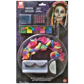 make-up-party-halloween-teczowa-smierc-smiffys-zestaw