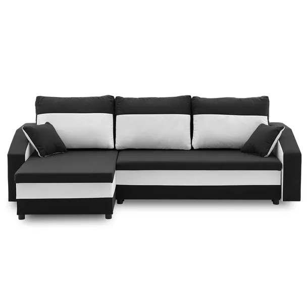 Narożnik z Funkcja SPANIA ROGÓWKA Wygodna Sofa do Salonu Wielokolorowa