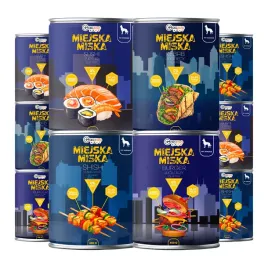 gaczoo-miejska-miska-bezzbozowa-karma-mokra-dla-psa-mix-smakow-10-x-400g