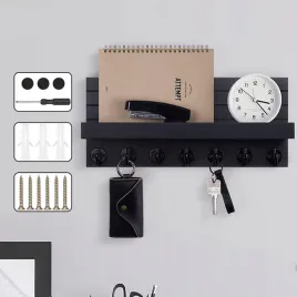 wieszak-organizer-na-klucze-z-polka-scienny-drewniany-czarny-loft-nowoczesn