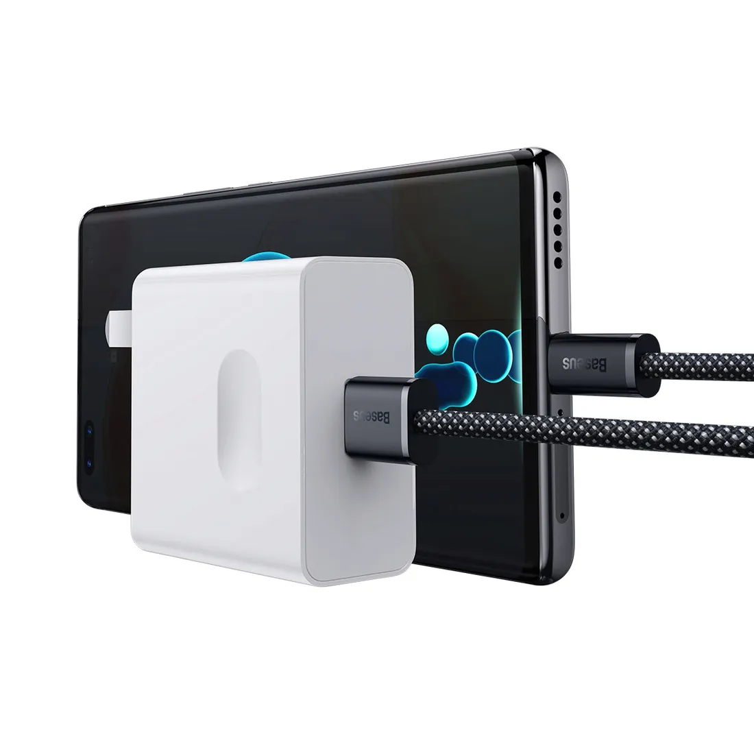 kabel-usb-typ-a-usb-typ-c-100w-baseus-dynamic-1m-szary-do-ladowania-stan-nowy