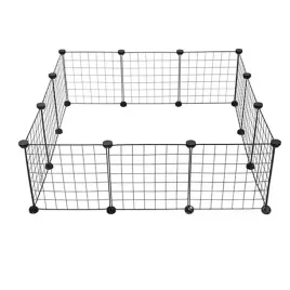 czarny-kojec-zagroda-metalowa-dla-psa-kota-krolika-szczeniaka-108x108-cm