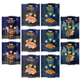 gaczoo-miejska-miska-bezzbozowa-karma-mokra-dla-psa-mix-smakow-10-x-800g