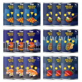 gaczoo-miejska-miska-bezzbozowa-karma-mokra-dla-psa-mix-smakow-18-x-400g
