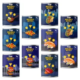 gaczoo-miejska-miska-bezzbozowa-karma-mokra-dla-psa-mix-smakow-10-x-400g