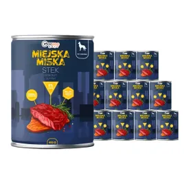 karma-mokra-dla-psa-miejska-miska-gaczoo-stek-wolowy-12-x-400g-bezzbozowa