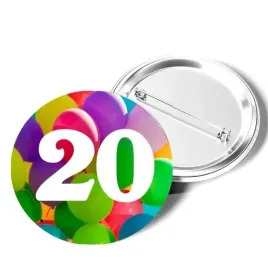 przypinka-20-urodziny-okragla-kolor-mix-56-mm