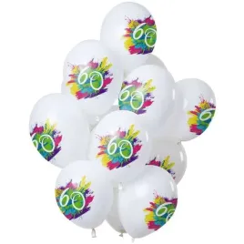 balony-60-urodziny-color-splash-bialy-folat-12-12-szt