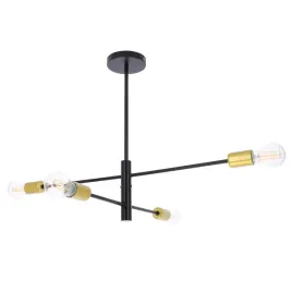 lampa-sufitowa-wiszaca-4x-e27-led-czarno-zlota