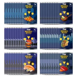 gaczoo-miejska-miska-bezzbozowa-karma-mokra-dla-psa-mix-smakow-48-x-400g