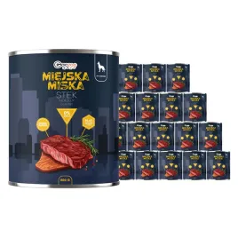 karma-mokra-dla-psa-miejska-miska-gaczoo-stek-wolowy-18-x-800g-bezzbozowa