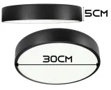 plafon-okragly-smartled-30-x-5-cm-czarny-kolor-czarny